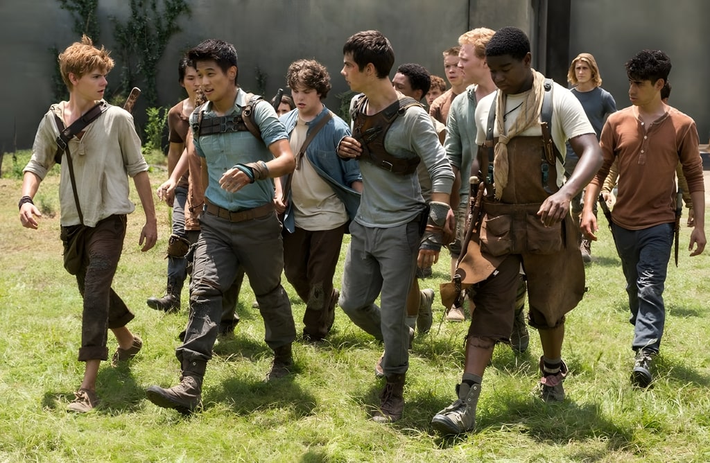Cena da série de filmes Maze Runner